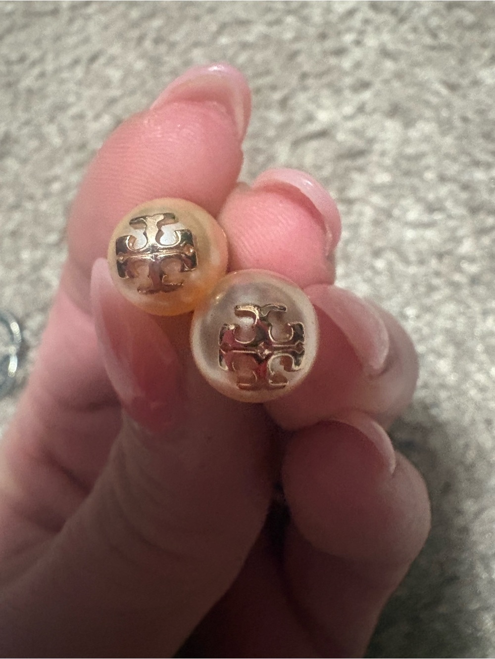 Tory Burch pearl earrings